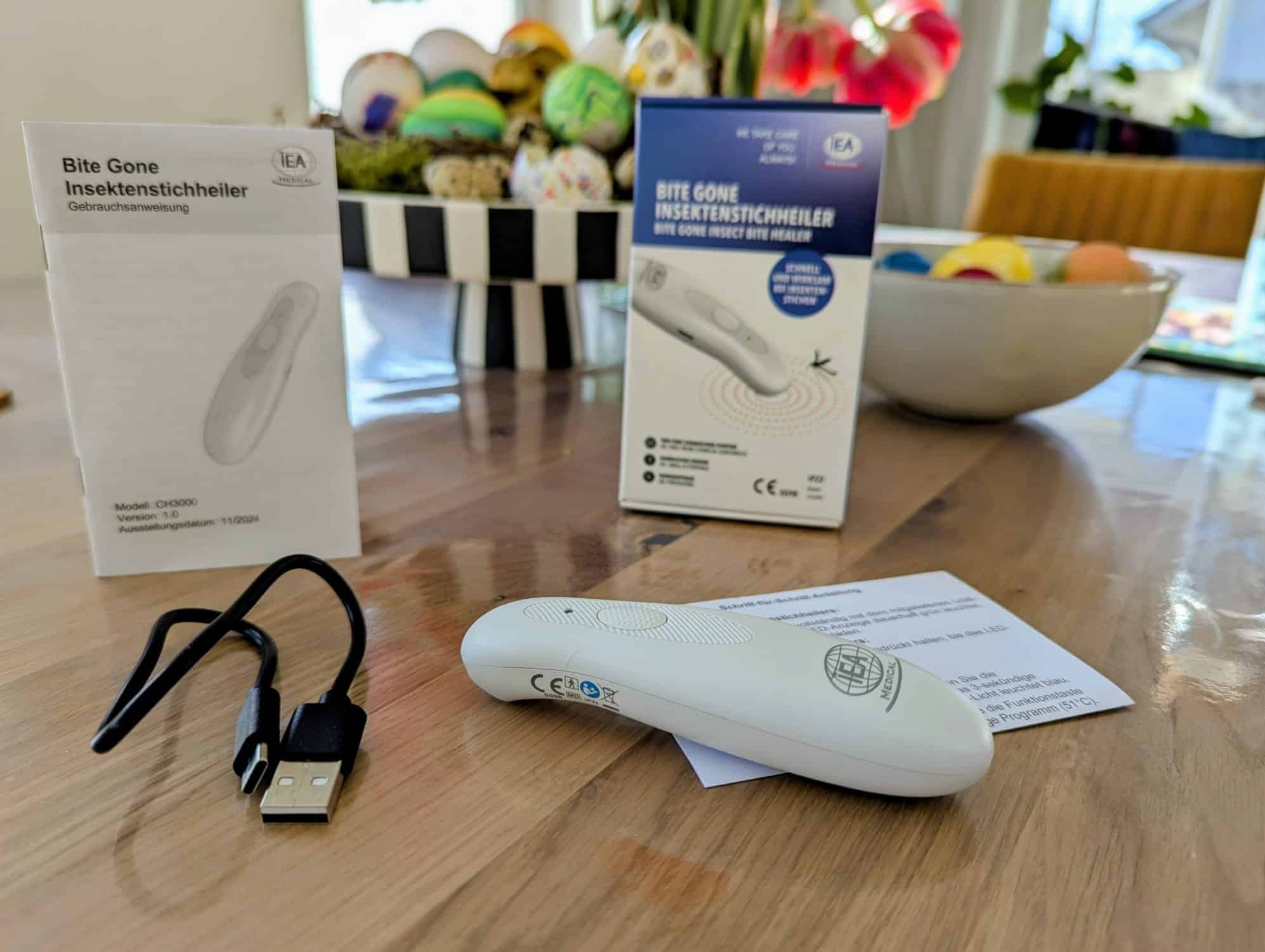 Insekten-Stichheiler Test: Der elektrische Stichheiler von IEA Medical