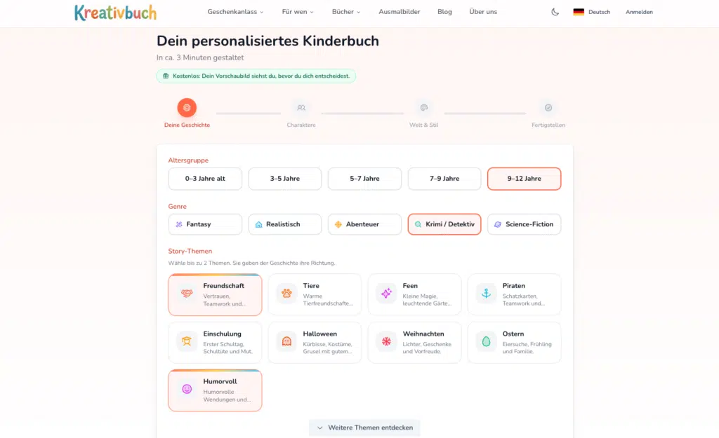 personalisiertes-kinderbuch-erstellen_mein-kreativbuch-screenshot-konfigurator